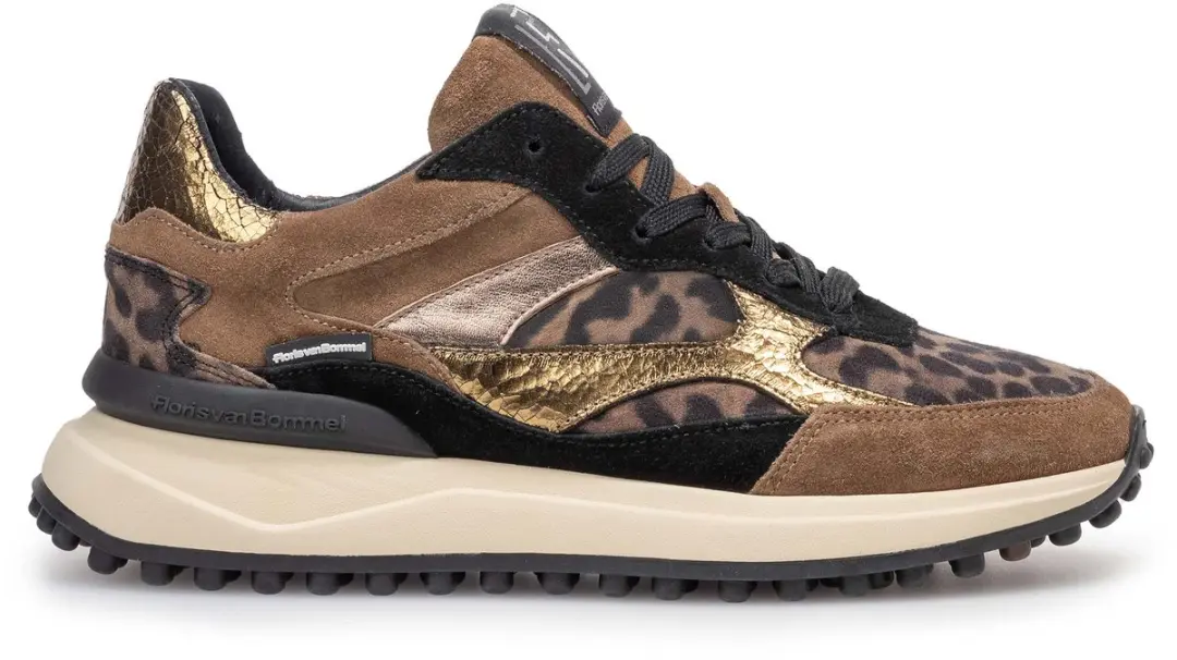 Floris van Bommel SFW-10085 Noppi Sneakers - Bruin - afbeelding 3 van 6