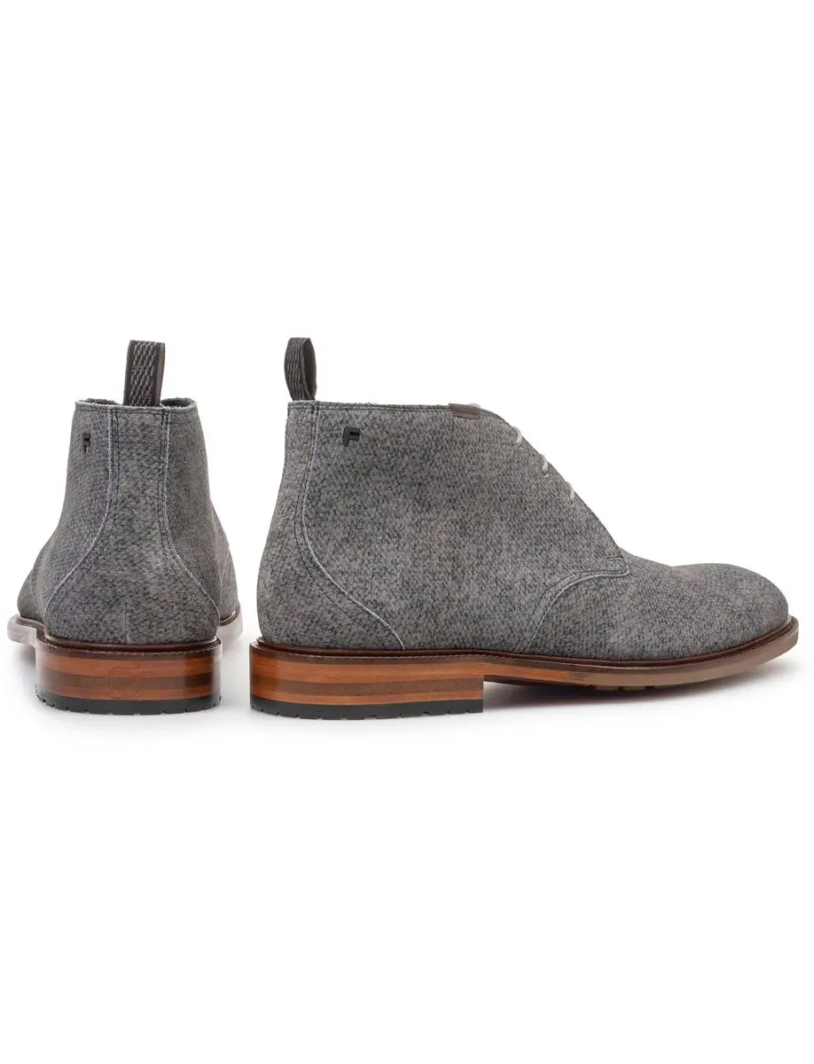 Floris van Bommel Veterschoenen grijs