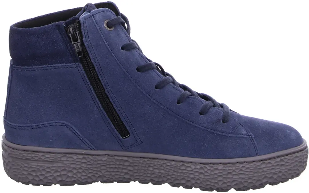 Hartjes Veterboot Blauw Suède - Wijdte H - 38.5 - afbeelding 3 van 6