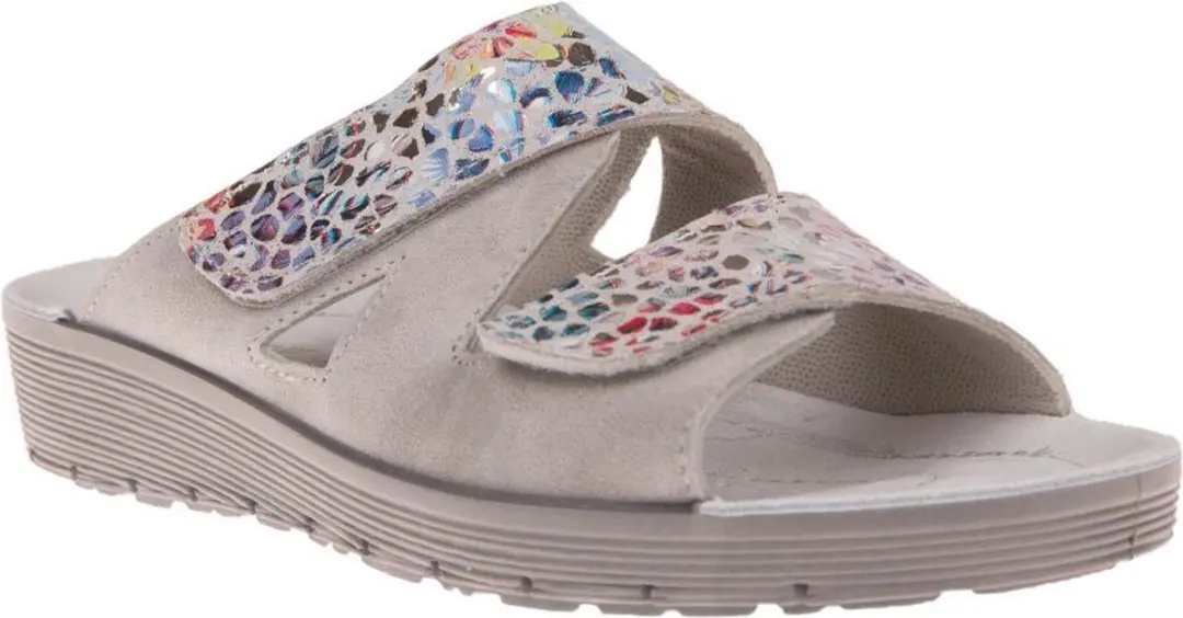 Rohde 1403 Dames Slippers Open Teen - Grijs - Maat 41 - afbeelding 3 van 6