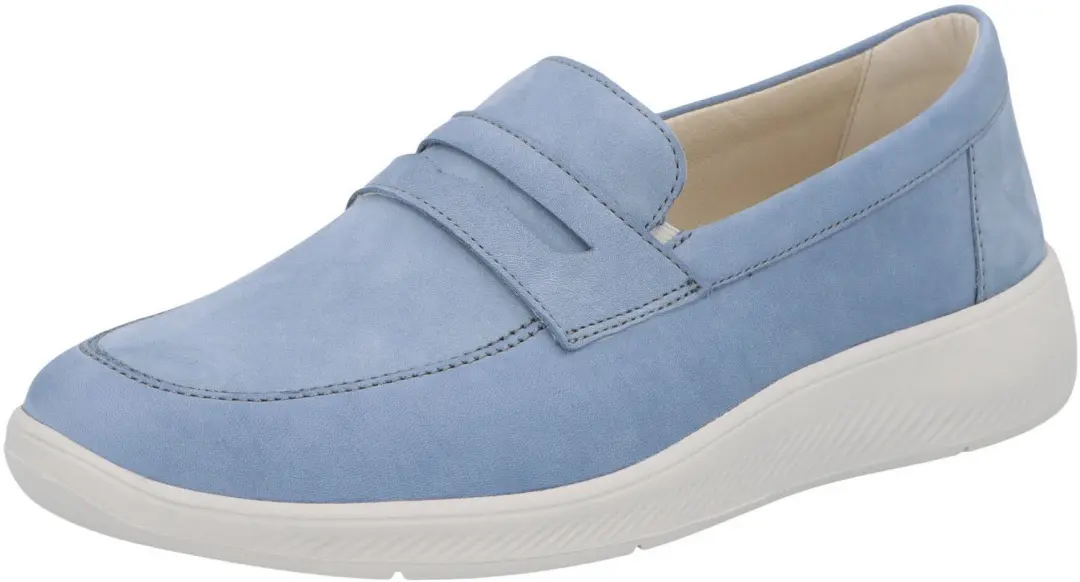 Solidus dames instappers blauw maat 41