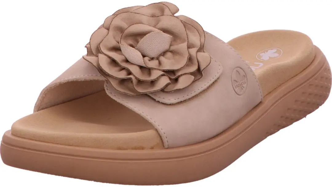Rieker dames slippers beige maat 39