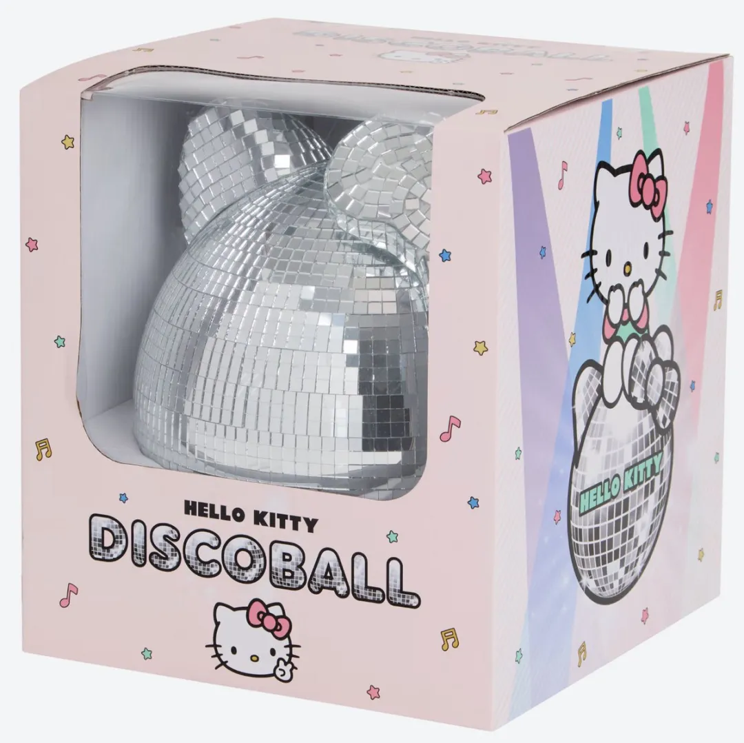 Hello Kitty Discobal - Zilveren Strik