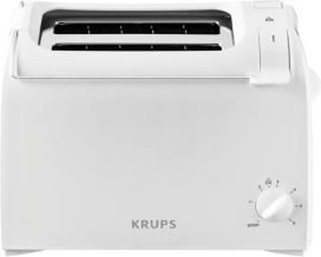Krups Proaroma KH151110 Broodrooster 2 Sneden 850W - Wit - afbeelding 6 van 6