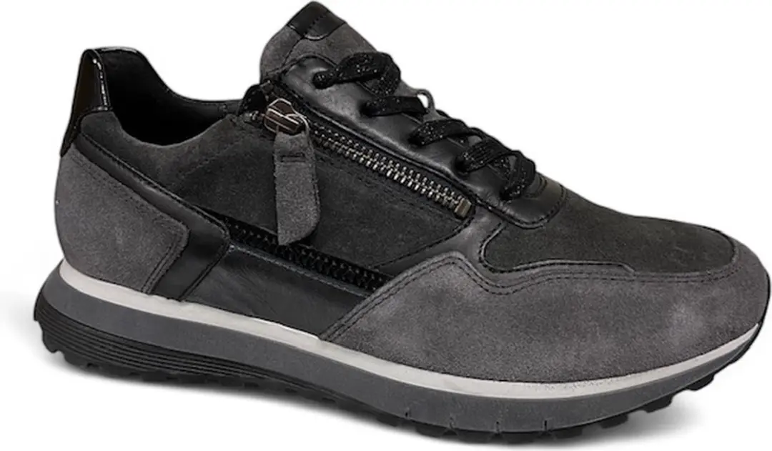 Gabor 56.378.40 Dr. Foul.Lack D.Grey/Schw-sneaker gabor-veterschoen gabor MT 38
