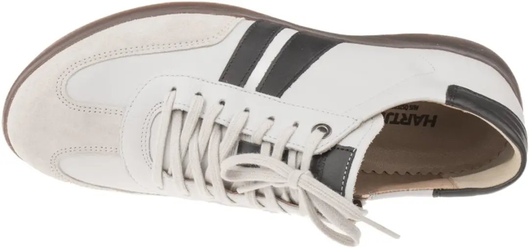 Hartjes Goa Shoe Leren Dames Sneakers - Wit/Grijs - 37 - afbeelding 6 van 6