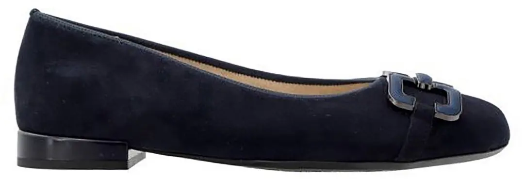 ara dames ballerina's blauw maat 5½