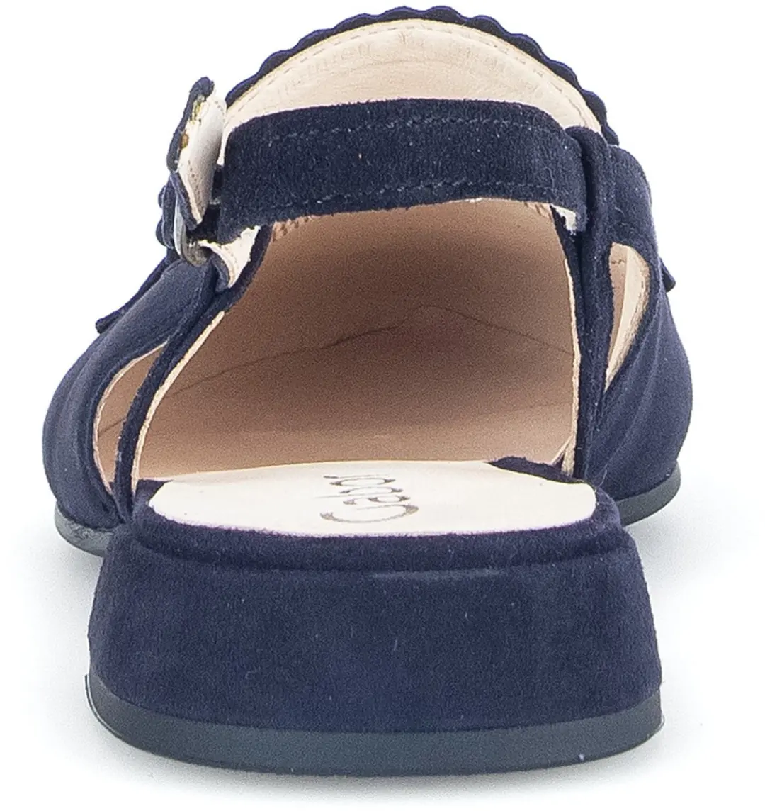 Gabor dames ballerina's blauw maat 40.5