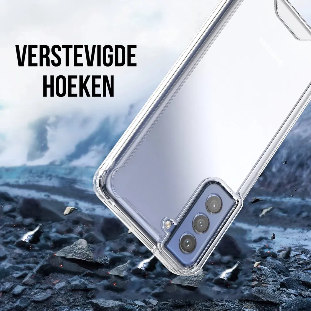 Nuvex Hoesje Samsung Galaxy S21 FE - Transparant