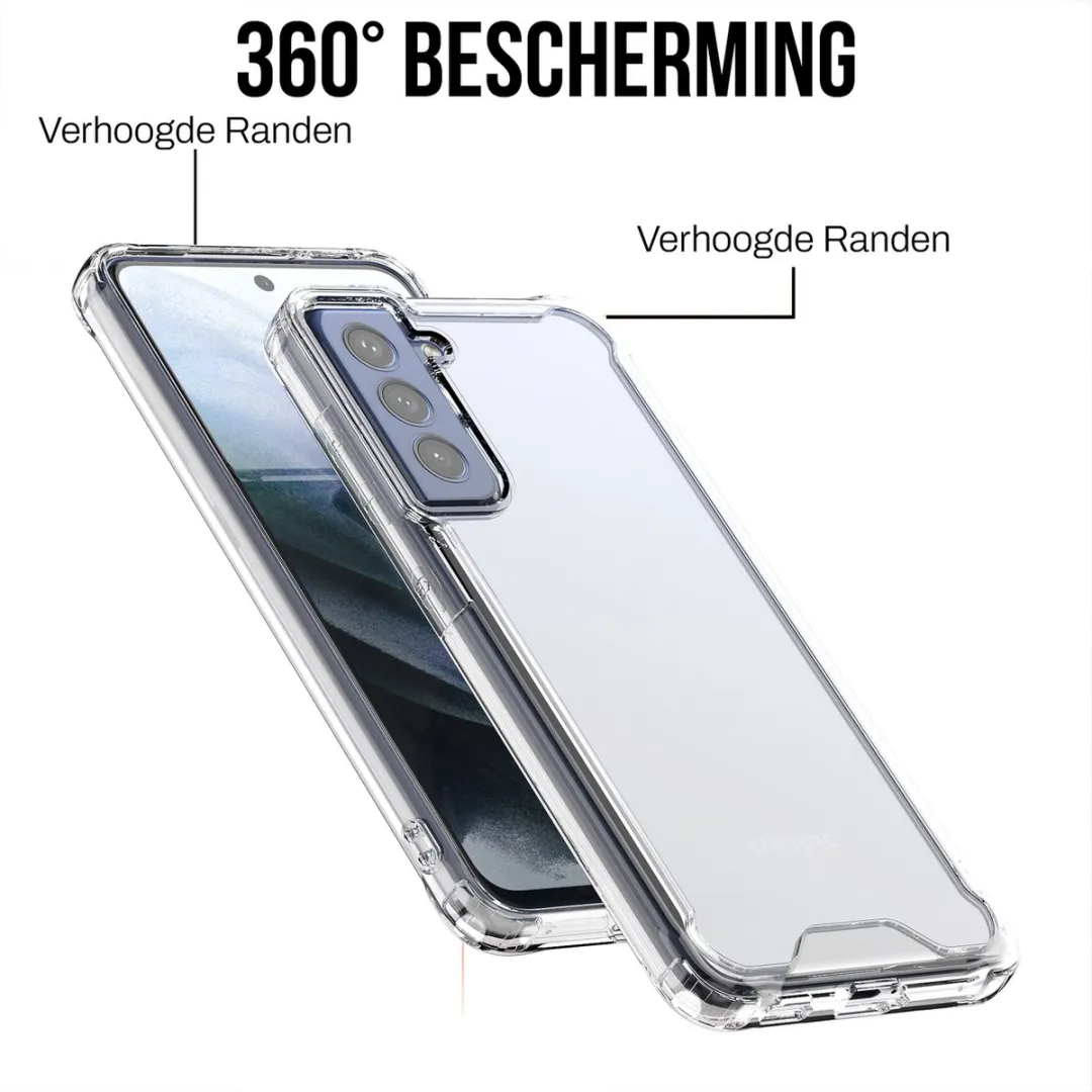 Nuvex Hoesje Samsung Galaxy S21 FE - Transparant