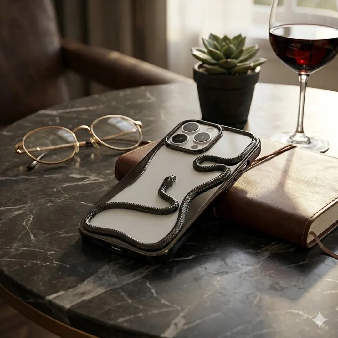 NUVEX iPhone 17 Pro Max Slanghoesje - Zwart - 3D Reliëf