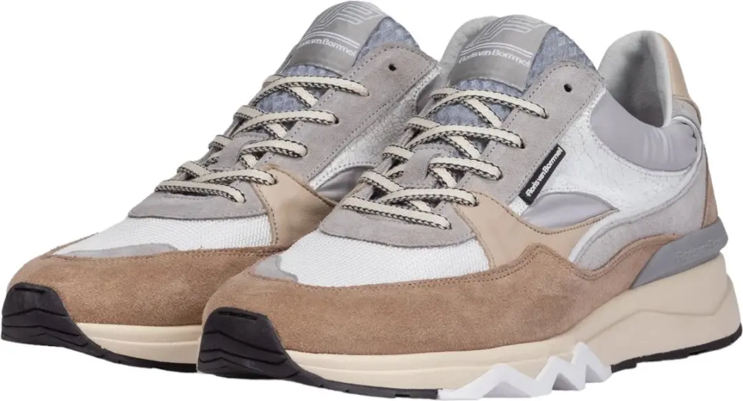 Floris van Bommel Lage Sneakers Heren - Taupe - Maat 44 - afbeelding 6 van 6