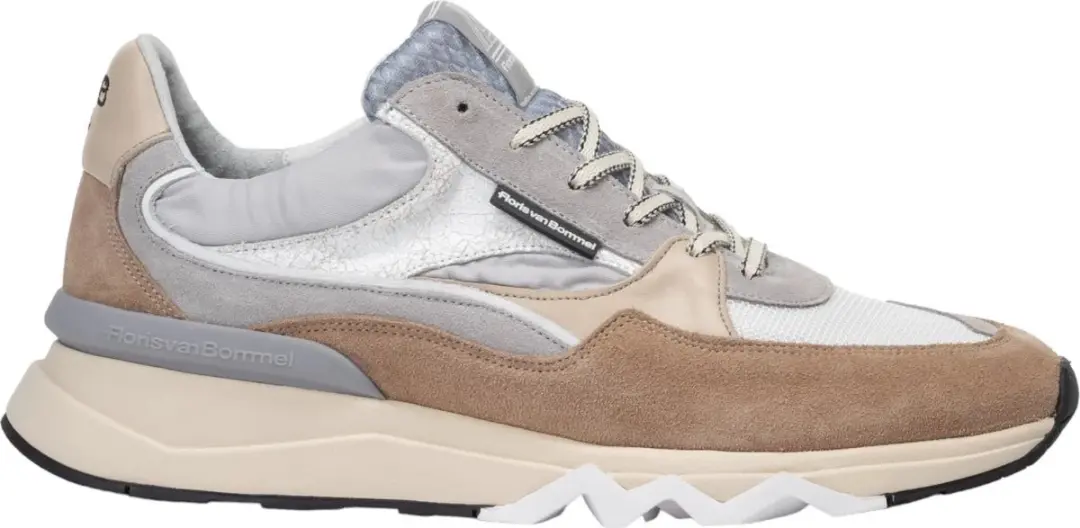 Floris van Bommel Lage Sneakers Heren - Taupe - Maat 44 - afbeelding 2 van 6