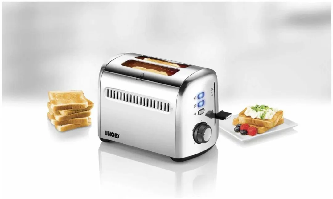 Unold 38326 Retro Broodrooster 2-delig - 790W - RVS