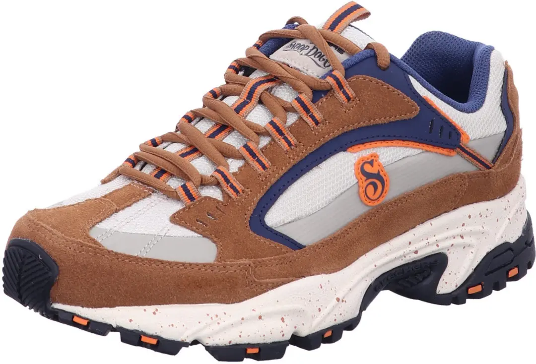 Skechers heren sneakers bruin maat 44