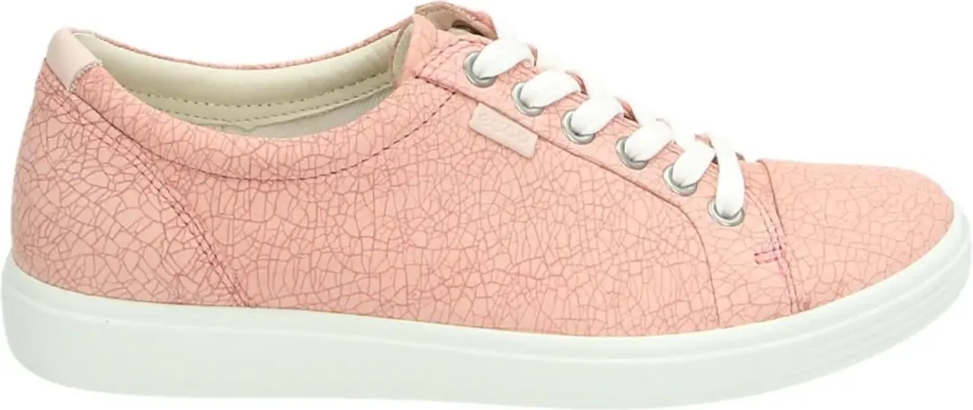 Lichtroze Veterschoenen Ecco Soft