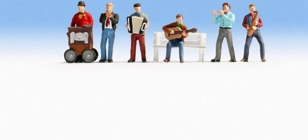 Noch Straatmuzikanten Sound Szenen Figuur