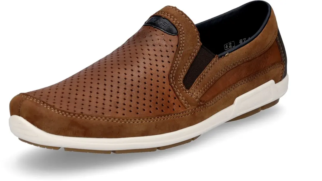 Rieker heren loafers bruin maat 45