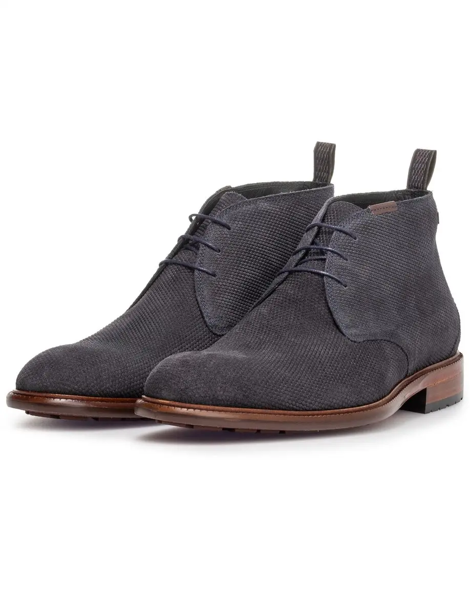 Floris van Bommel De Normer Veterschoenen - Blauw - 44 - afbeelding 4 van 6
