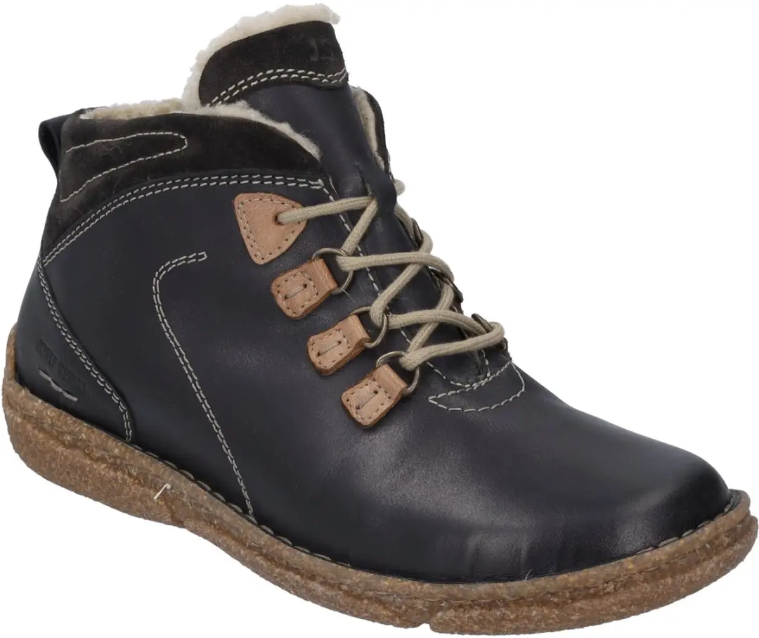 Josef Seibel unisex laarzen zwart maat 37