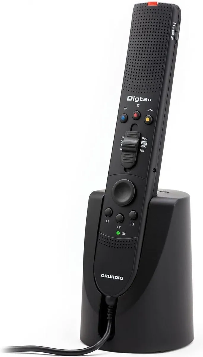 Grundig PFU2200 Digta SonicMic II Dicteermicrofoon - Zwart