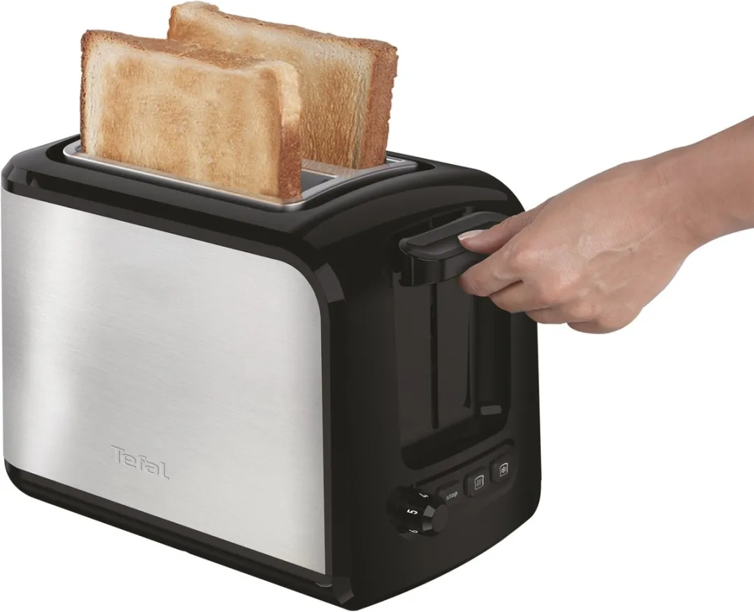 Tefal Express 3 TT410D Broodrooster - 2 Sandwiches - Rood