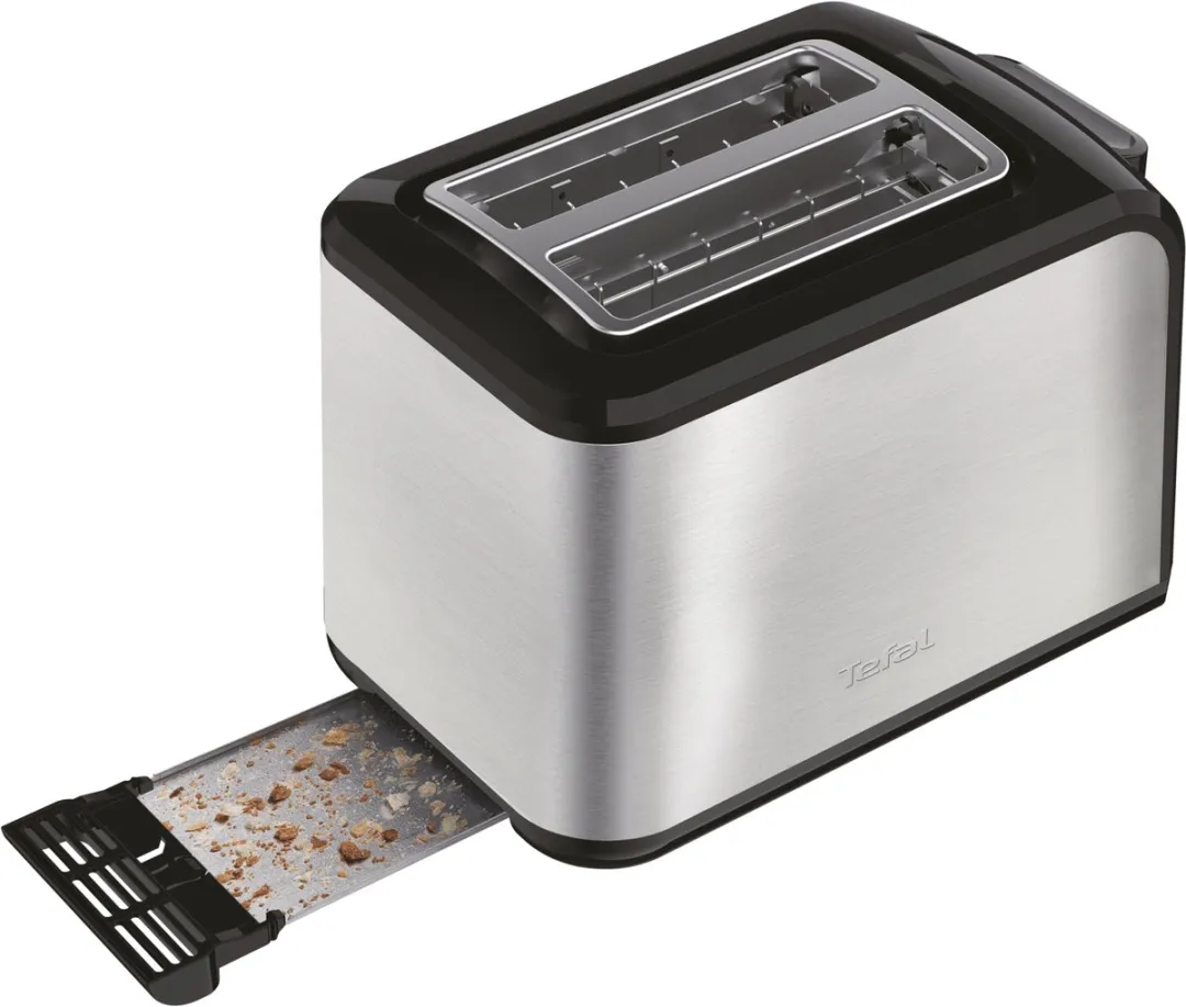Tefal Express 3 TT410D Broodrooster - 2 Sandwiches - Rood