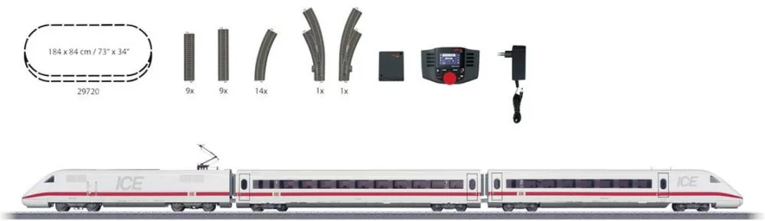 Märklin ICE 2 Digitale Startset H0 - 29792 - Veelkleurig