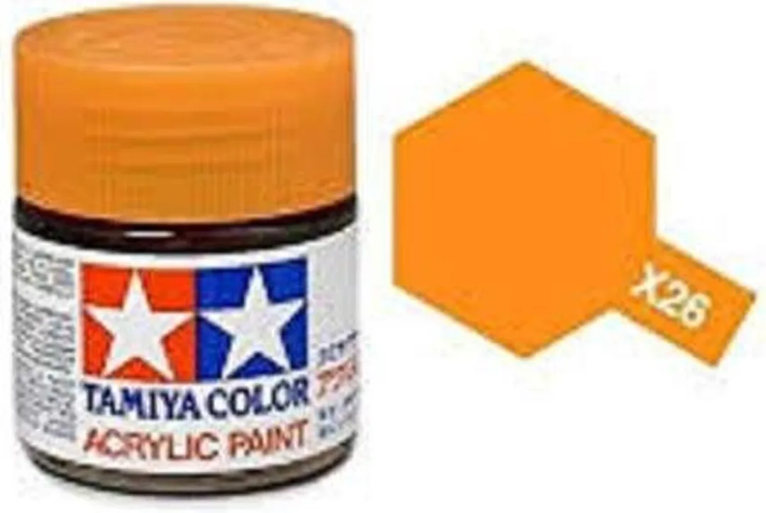 Tamiya X-26 Orange Clear Acrylverf 10ml