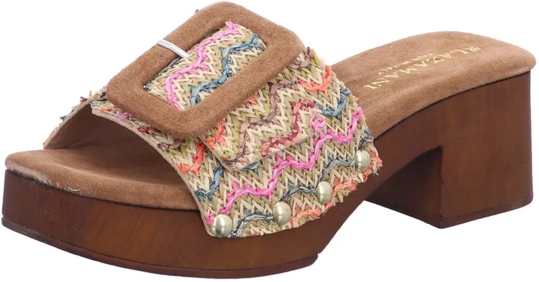 Lazamani dames slippers bruin maat 41