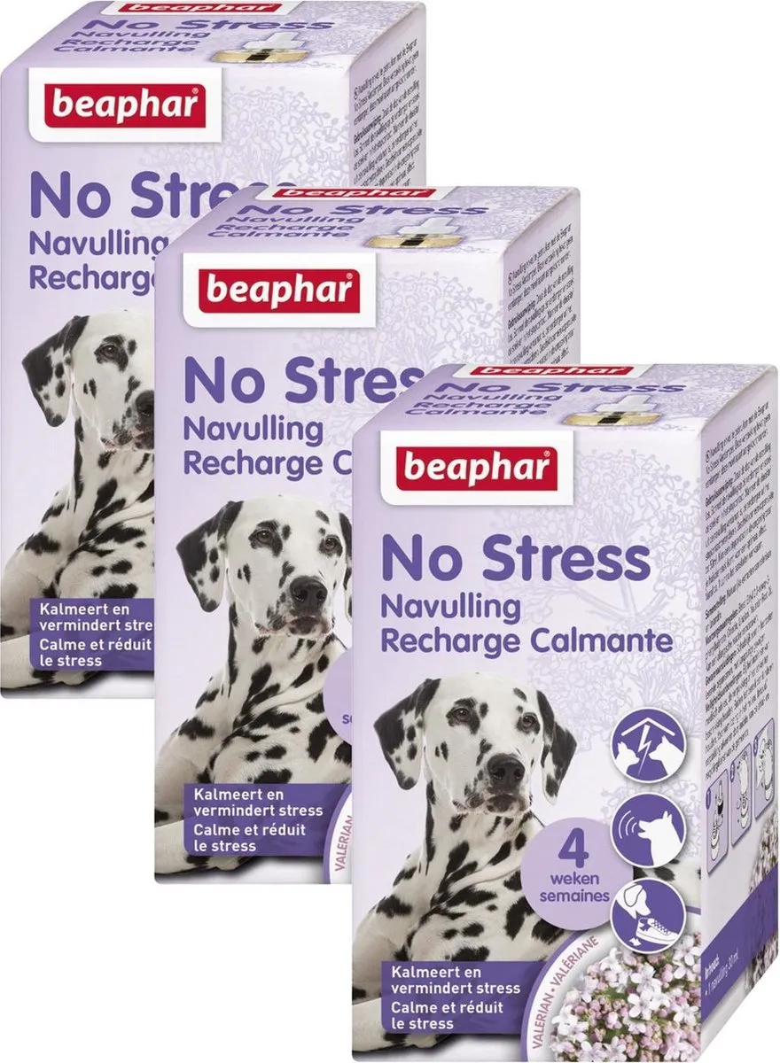 Beaphar No Stress Navulling Hond 3x30ml