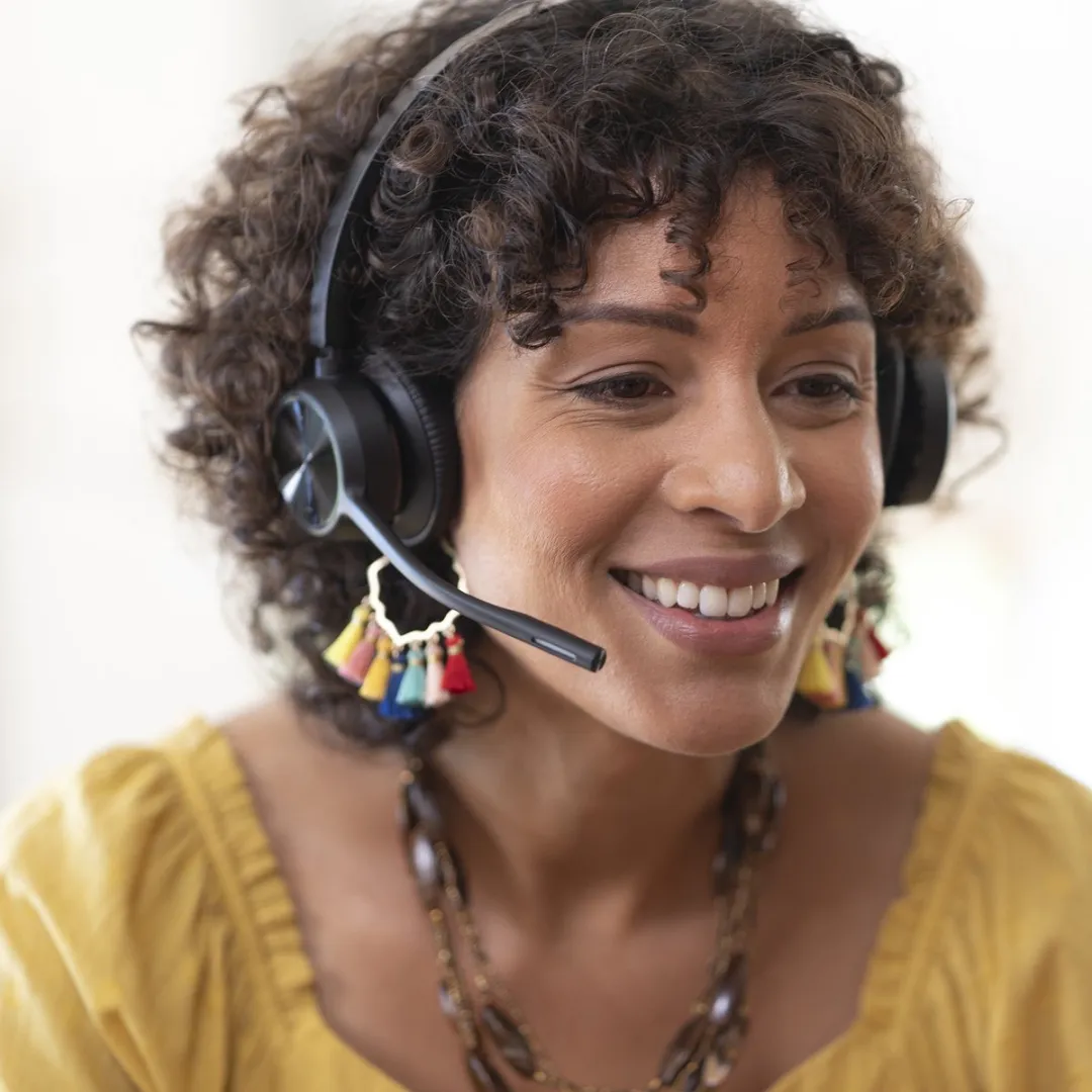 HP Poly Voyager 4320 UC Headset - Noise Cancelling - Zwart