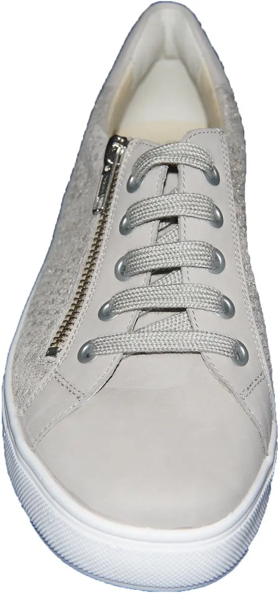Solidus Kaja K nubuk mat lino grijs metallic (Maat
