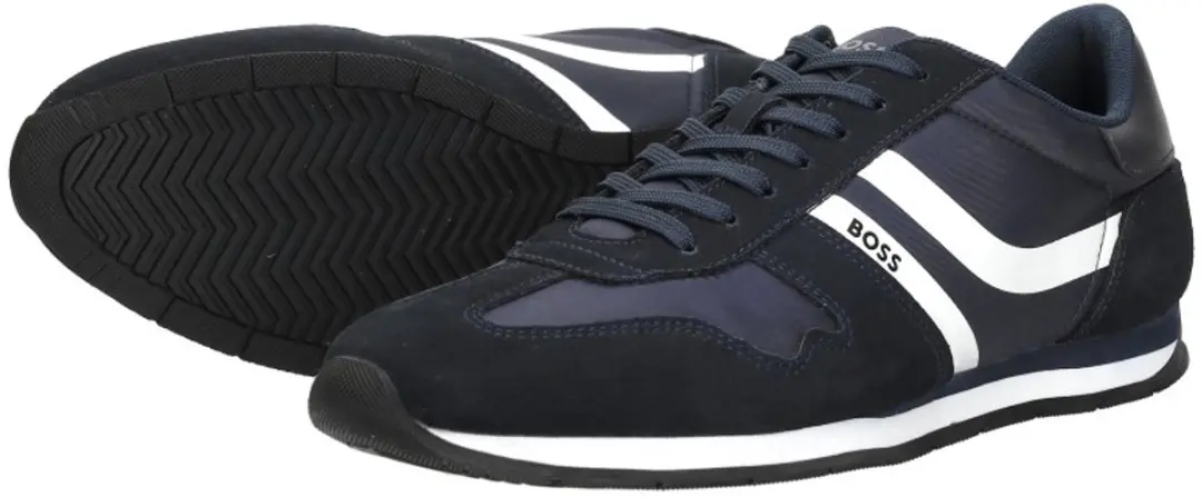 Hugo Boss Levon Runn Sneakers Laag - blauw - Maat 42 - afbeelding 6 van 6
