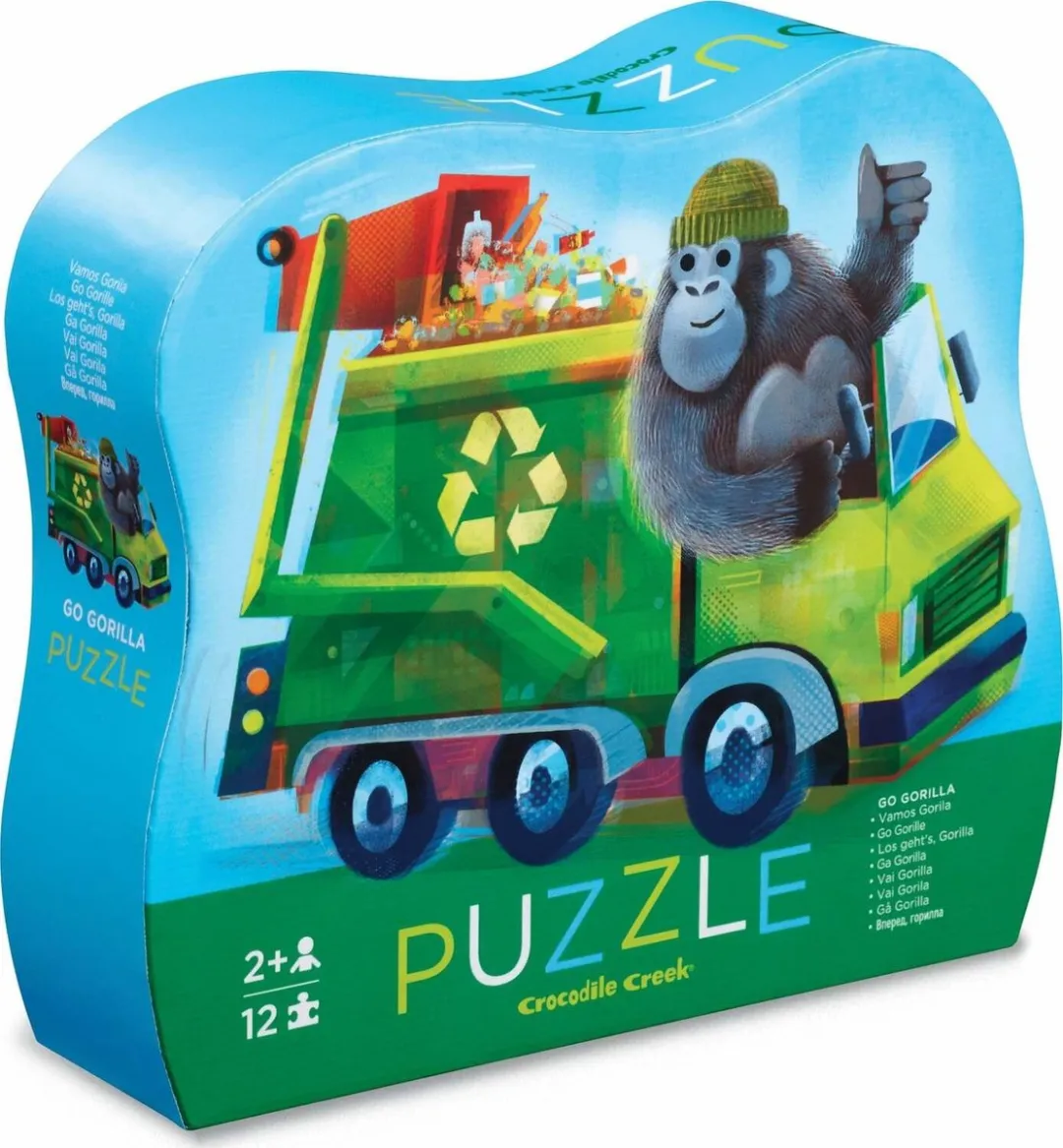 Crocodile Creek Vuilniswagen Puzzel CC41225 - Multicolor