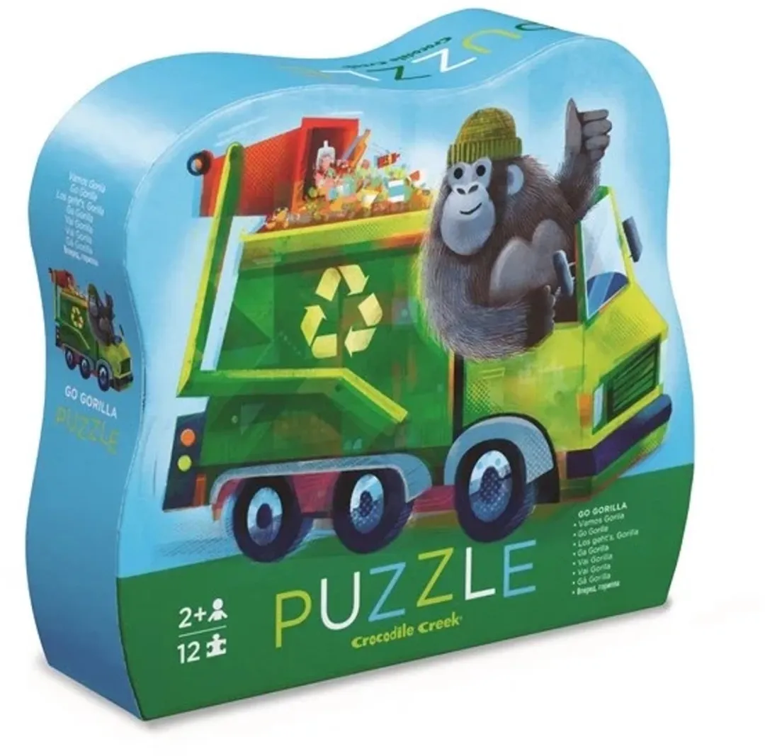 Crocodile Creek Vuilniswagen Puzzel CC41225 - Multicolor