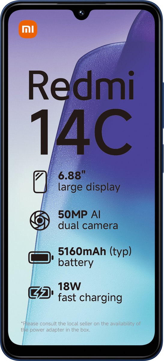 Xiaomi Redmi 14C - 8GB - 256GB - Midnight Zwart