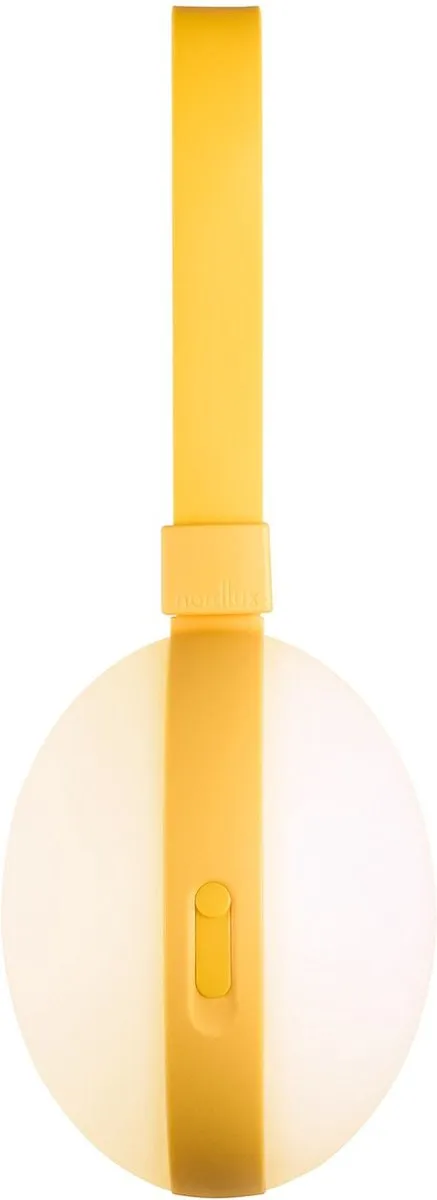 Nordlux Bring To Go 12cm Batterijlamp - Wit/Geel