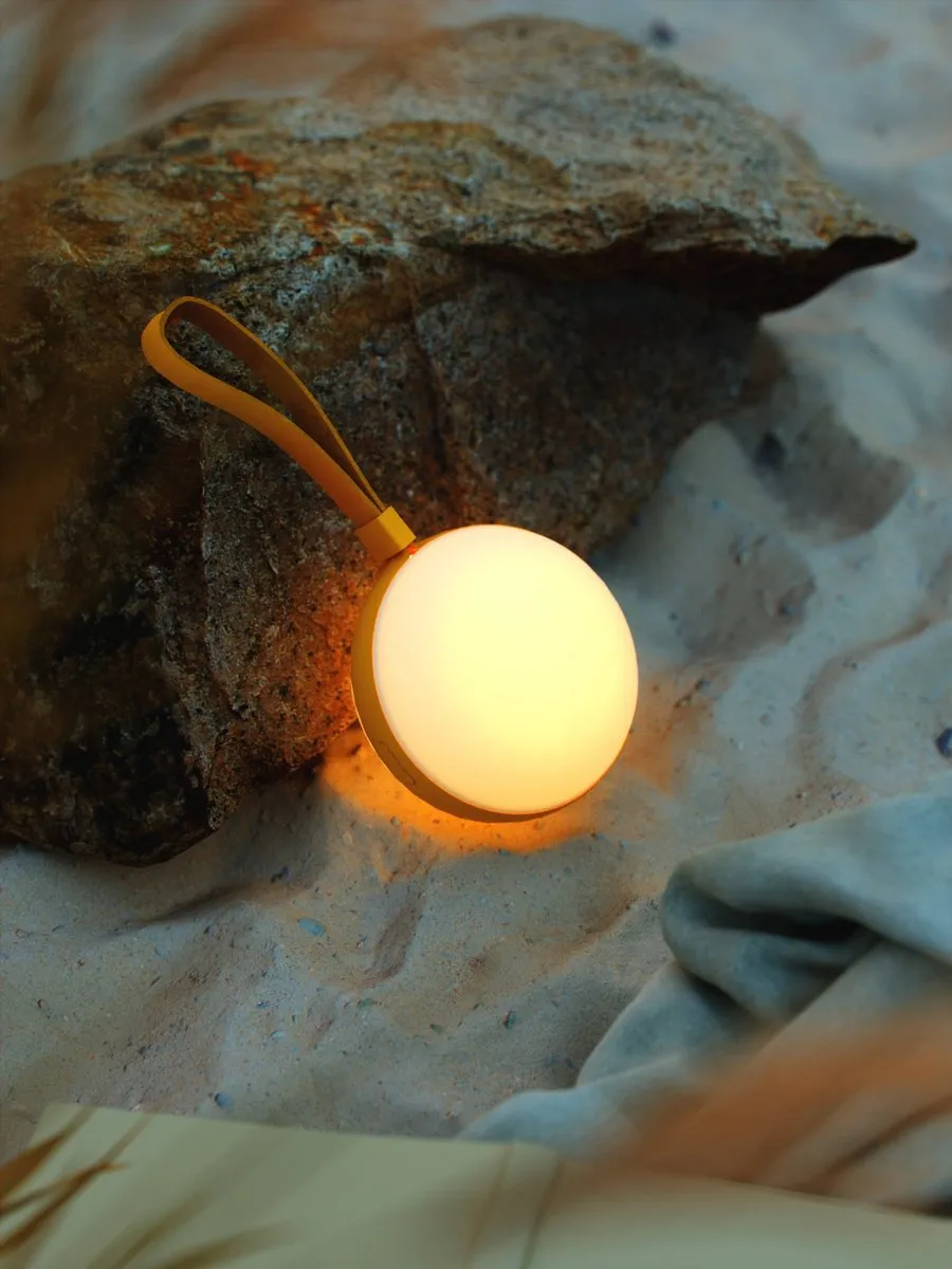 Nordlux Bring To Go 12cm Batterijlamp - Wit/Geel