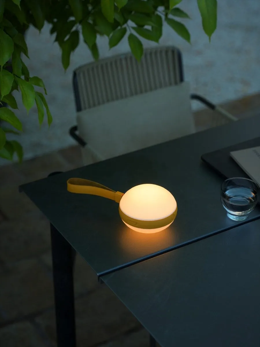 Nordlux Bring To Go 12cm Batterijlamp - Wit/Geel - afbeelding 6 van 6
