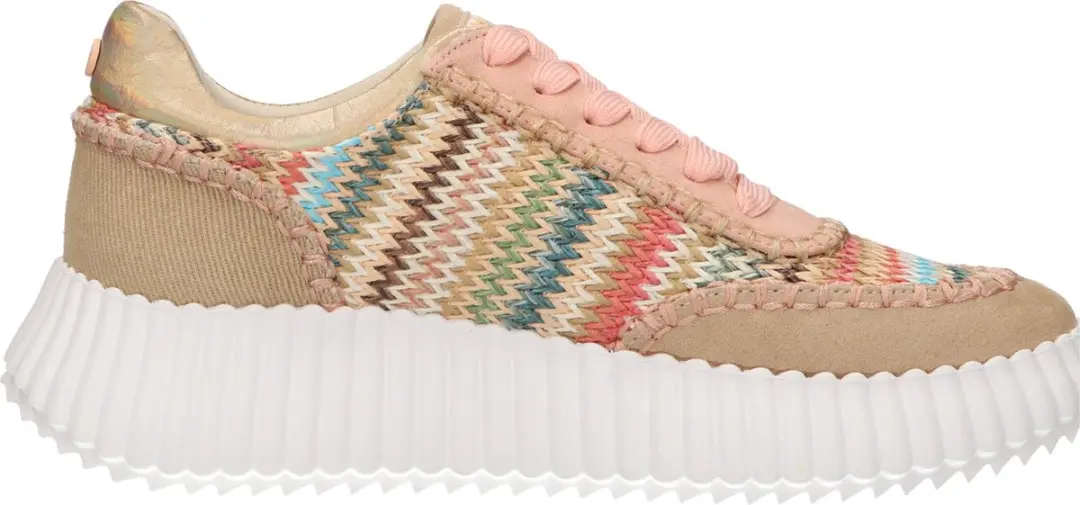 La Strada Sneaker beige multicolor dames