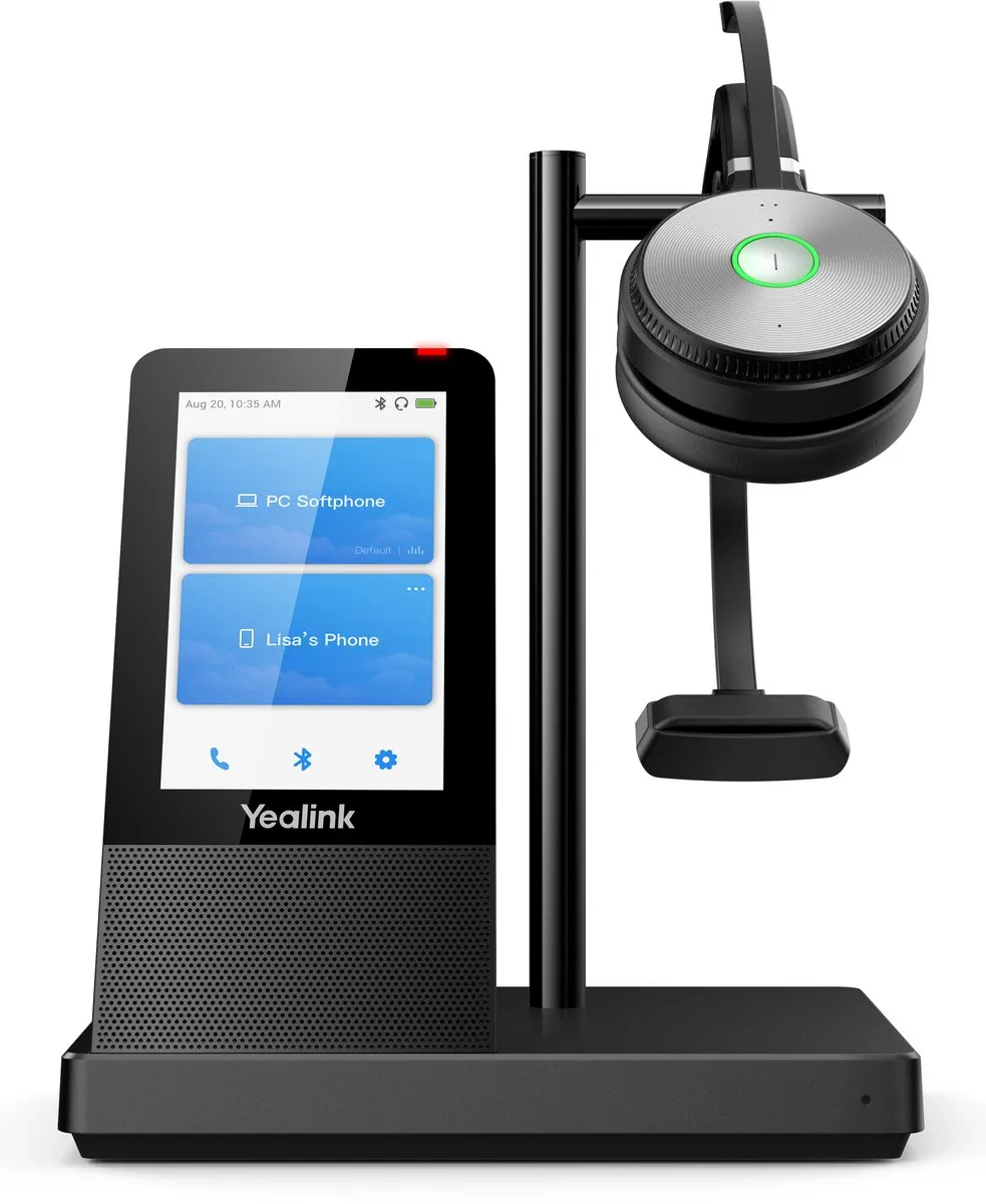 Yealink WH66 DECT Draadloze Headset - Zwart
