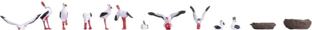 Noch H0 Ooievaars Figuren Kant-en-klaar Model