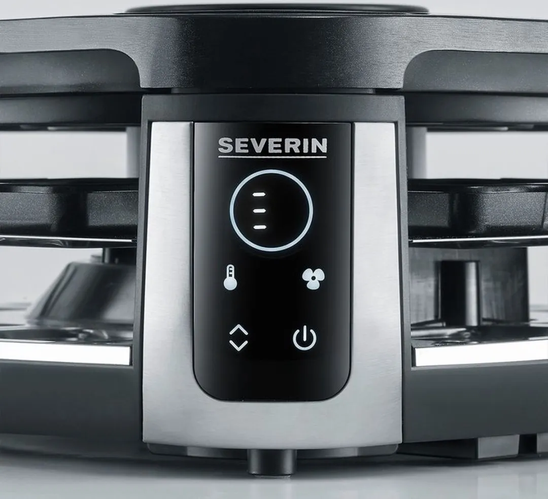 Severin RG 2379 Raclette - 8 Personen 1900W - Zwart/Zilver
