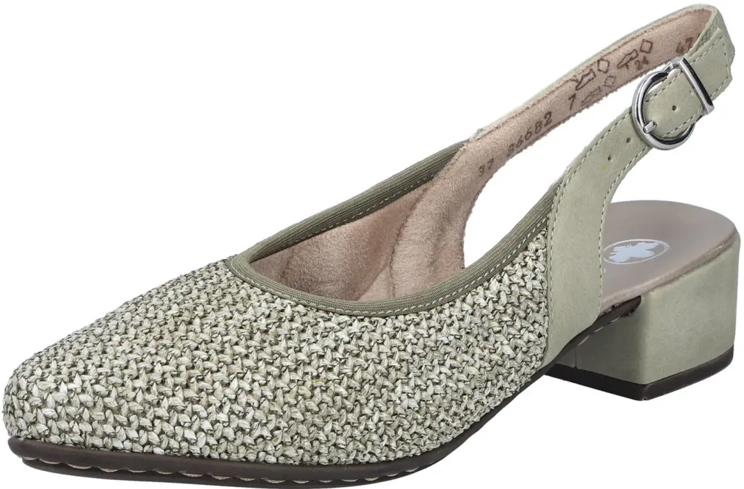 Rieker dames pumps groen maat 38