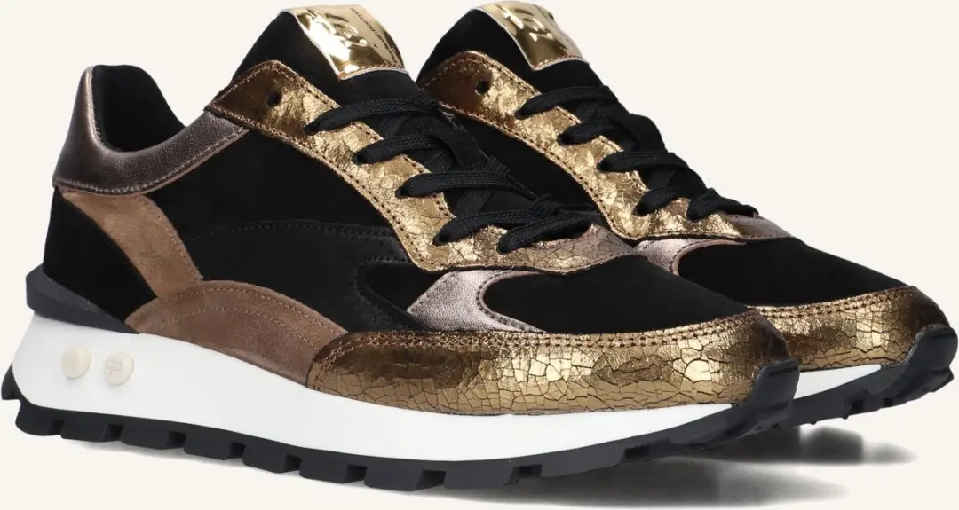 Floris van Bommel SFW-10098 Blokki Sneakers - Suède - Zwart - afbeelding 4 van 6