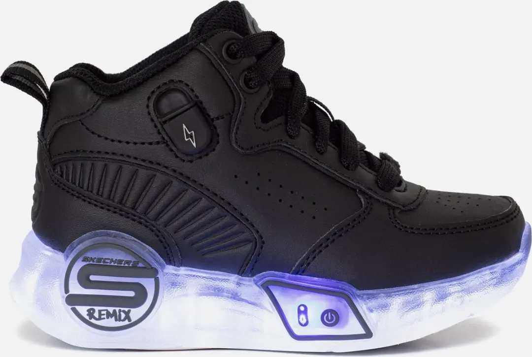 Skechers s-Lights Remix sneakers zwart Synthetisch