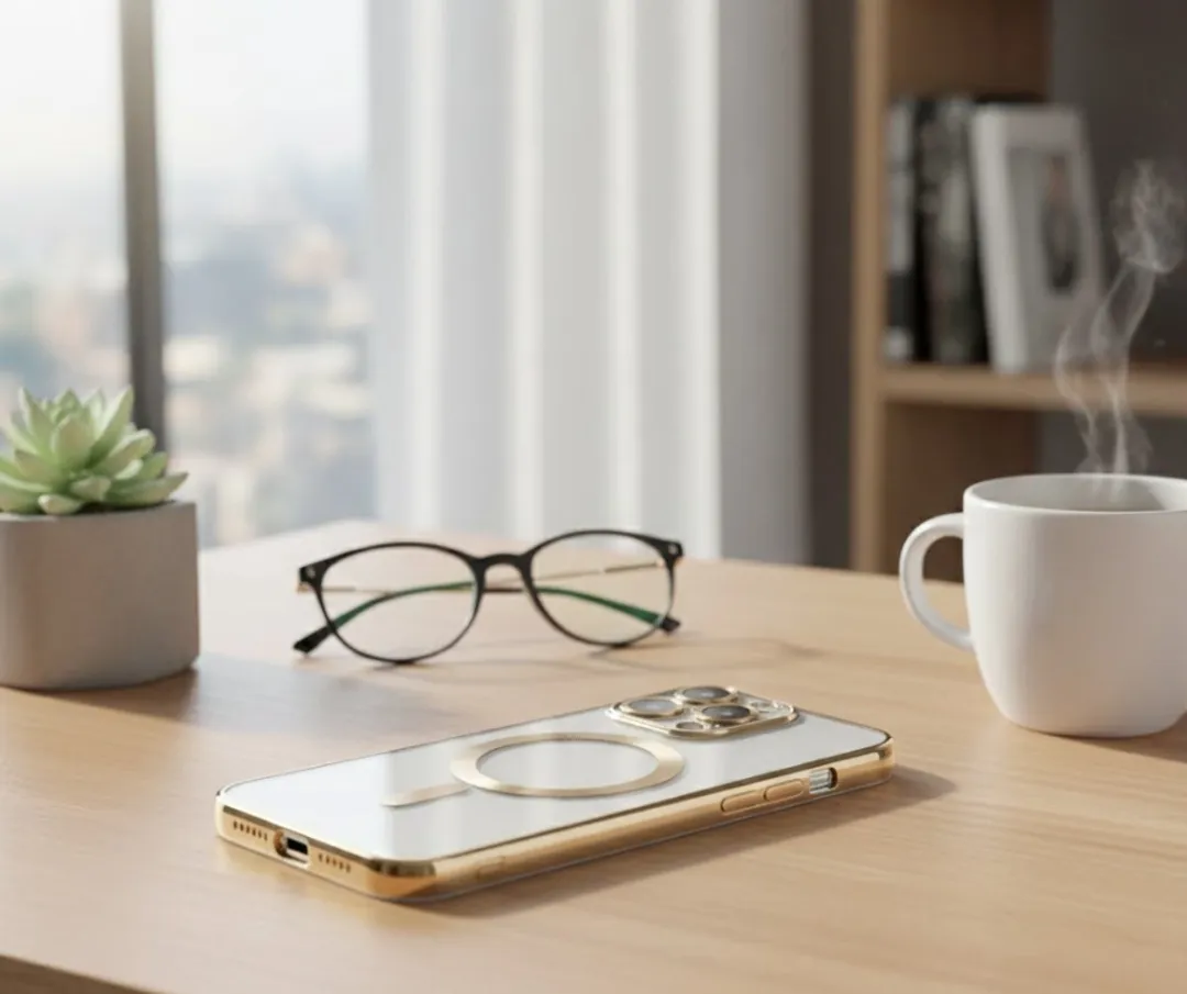 NUVEX iPhone 13 Pro MagSafe Hoesje - Goud