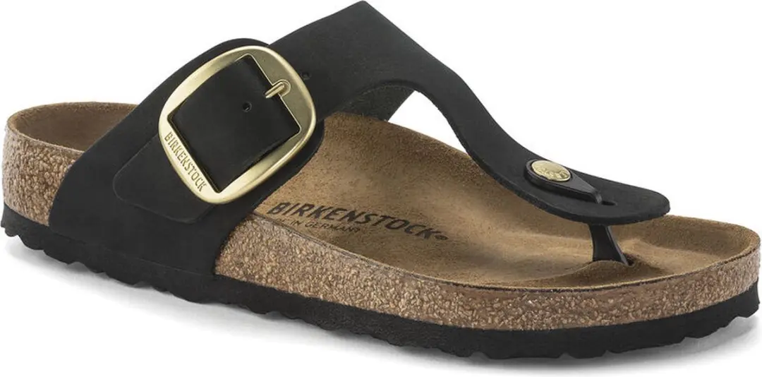 Birkenstock Gizeh Big Buckle Teenslippers - Zwart - 38 - afbeelding 2 van 6