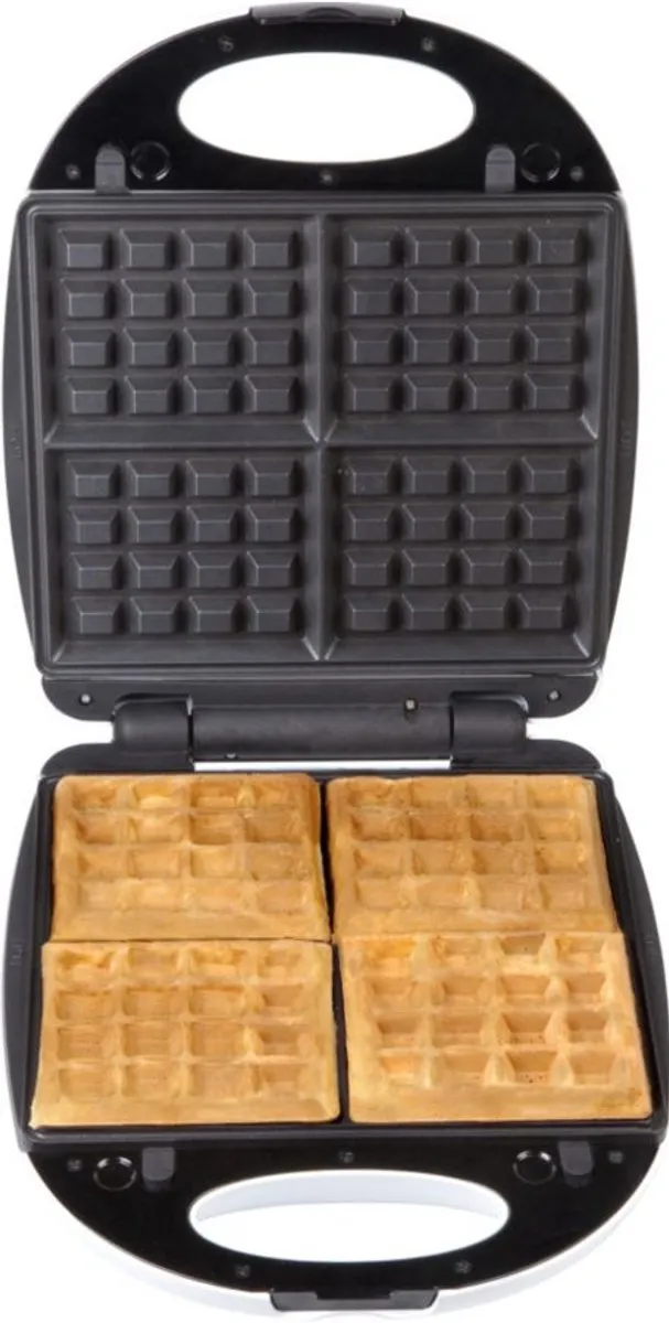 Domo DO9046C Tostiapparaat - 4 Sandwiches/Wafels - 1200W - Wit - afbeelding 6 van 6